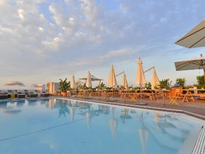 outdoor pool - hotel ac hotel nice - nice, france