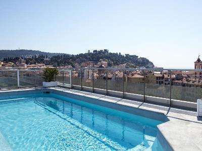 outdoor pool - hotel aston la scala - nice, france