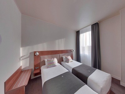 bedroom 2 - hotel campanile orleans centre - gare - orleans, france