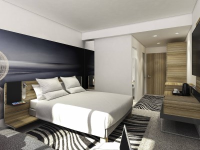 bedroom 2 - hotel novotel orleans st jean de braye - orleans, france