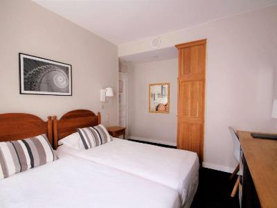 bedroom - hotel best western aramis saint - germain - paris, france