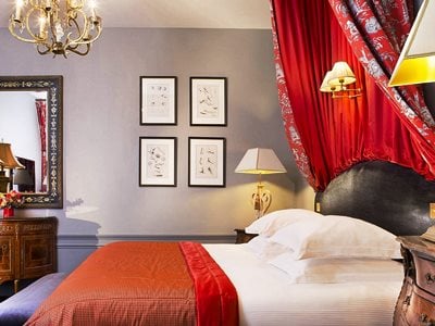 bedroom 1 - hotel de buci - paris, france