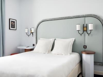 bedroom - hotel bienvenue - paris, france