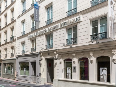 exterior view - hotel litteraire arthur rimbaud, bw signature - paris, france