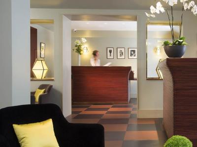 lobby - hotel a la villa des artistes - paris, france