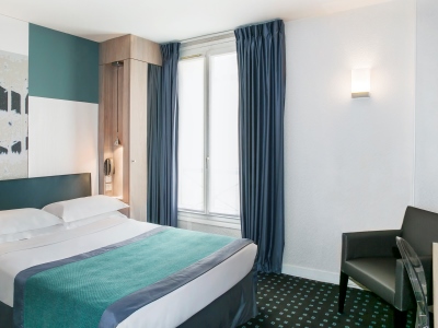 bedroom 3 - hotel a la villa des artistes - paris, france
