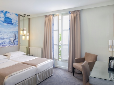 bedroom 4 - hotel a la villa des artistes - paris, france