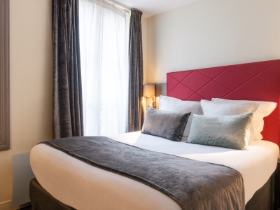 bedroom - hotel aston - paris, france