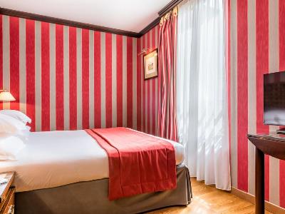 bedroom 5 - hotel villa pantheon - paris, france