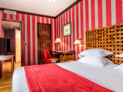 bedroom 1 - hotel villa pantheon - paris, france