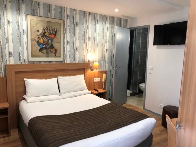 bedroom 1 - hotel alane - paris, france