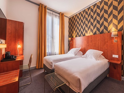 bedroom 3 - hotel best western centre reims - reims, france