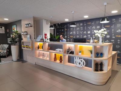 lobby - hotel appart'hotel odalys city lorgeril - rennes, france