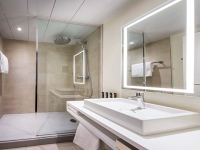bathroom - hotel novotel rennes alma - rennes, france