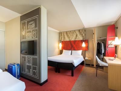 bedroom 3 - hotel ibis rennes centre gare sud - rennes, france