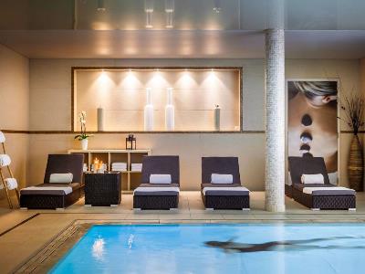 indoor pool - hotel novotel rennes centre gare - rennes, france
