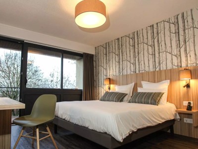 bedroom - hotel le bois d'imbert - rocamadour, france