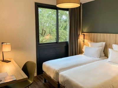 bedroom 2 - hotel le bois d'imbert - rocamadour, france
