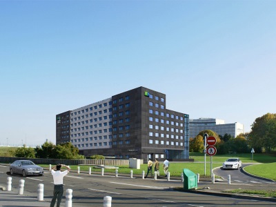 exterior view 1 - hotel holiday inn express paris - cdg airport - roissy, france