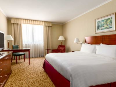 bedroom - hotel paris marriott charles de gaulle airport - roissy, france