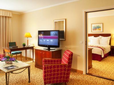 bedroom 2 - hotel paris marriott charles de gaulle airport - roissy, france