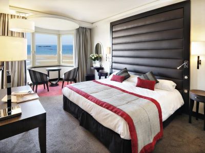bedroom - hotel grand hotel des thermes - st malo, france