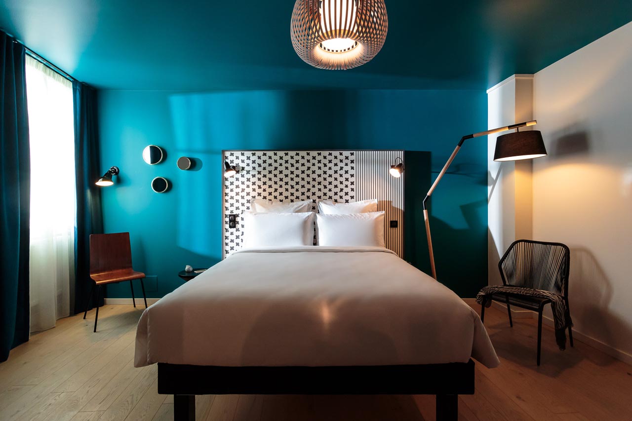 bedroom 1 - hotel boma - strasbourg, france