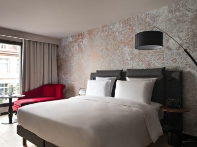 bedroom - hotel leonor - strasbourg, france