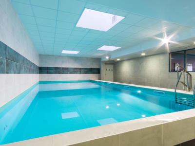 indoor pool - hotel nemea appart'hotel quai victor centre - tours, france