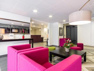 lobby - hotel nemea appart'hotel quai victor centre - tours, france