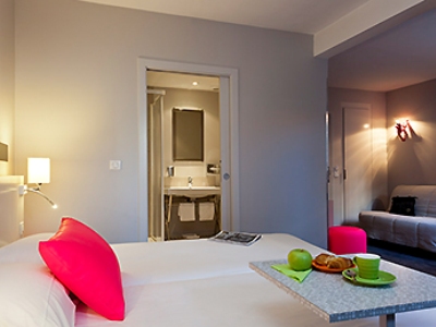 bedroom 2 - hotel ibis styles juan les pins - juan les pins, france