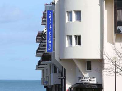 exterior view - hotel best western les bains - perros guirec, france