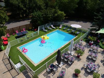 outdoor pool - hotel mercure annemasse porte de geneve - gaillard, france