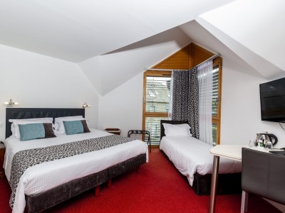 standard bedroom 1 - hotel best western le moulin de ducey - ducey, france