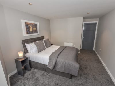 bedroom - hotel dream apartments - st thomas hall - belfast-n.irl, united kingdom
