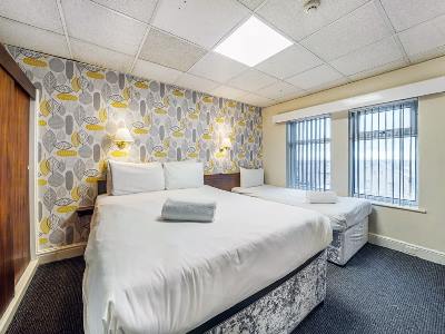 bedroom 6 - hotel bluewaters hotel - blackpool, united kingdom