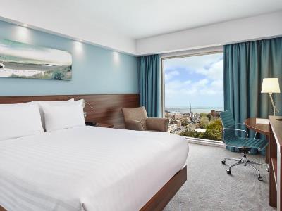 bedroom 1 - hotel hampton by hilton bournemouth - bournemouth, united kingdom