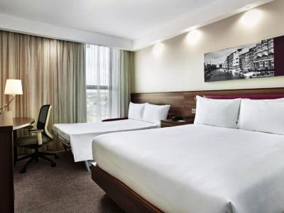 bedroom 3 - hotel hampton by hilton bristol city centre - bristol, united kingdom