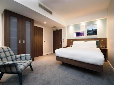 bedroom 2 - hotel hampton by hilton edinburgh west end - edinburgh, united kingdom