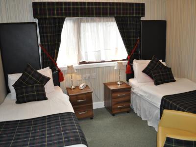 bedroom 1 - hotel argyll - glasgow, united kingdom