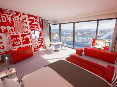 bedroom - hotel radisson red - glasgow, united kingdom