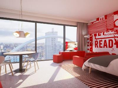 bedroom 1 - hotel radisson red - glasgow, united kingdom