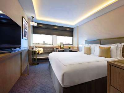 bedroom - hotel royal lancaster london - london, united kingdom