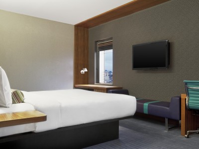 bedroom 1 - hotel aloft london excel - london, united kingdom
