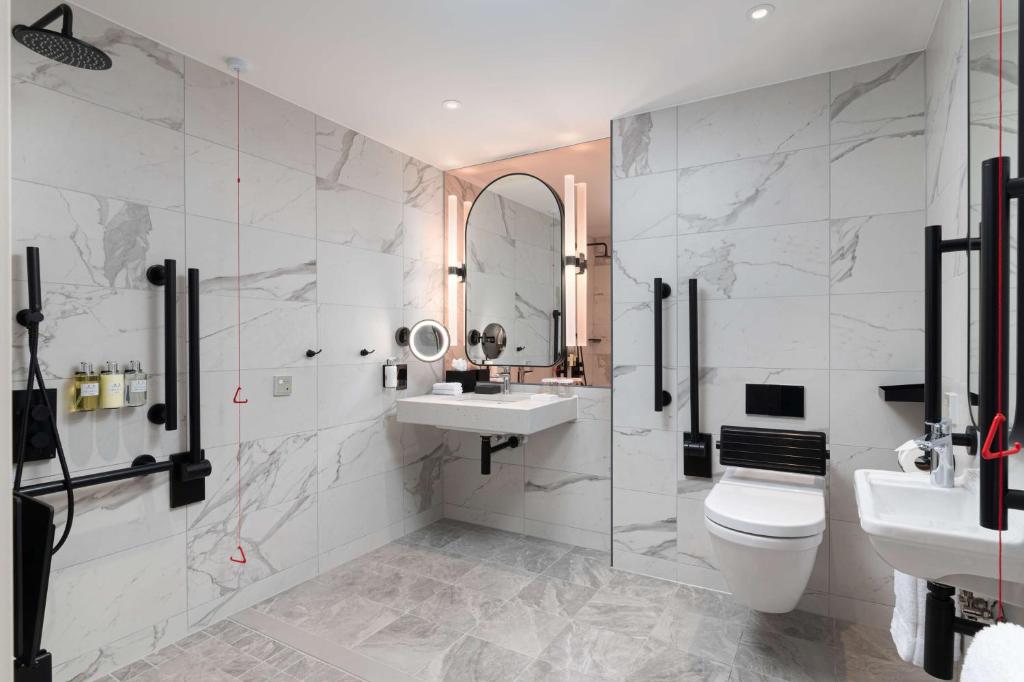 bathroom - hotel lost property st. paul's curio by hilton - london, united kingdom