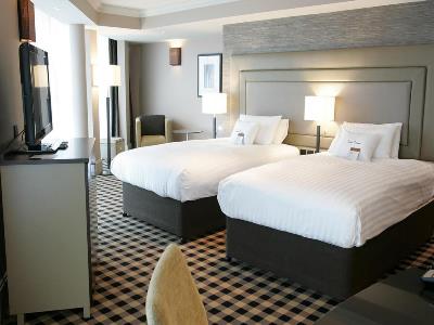 bedroom - hotel doubletree by hilton intl airport - newcastle u tyne, united kingdom