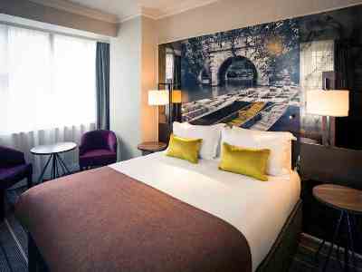 bedroom - hotel mercure eastgate - oxford, united kingdom