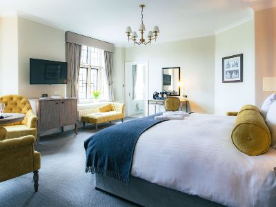 bedroom 1 - hotel billesley manor - stratford-upon-avon, united kingdom