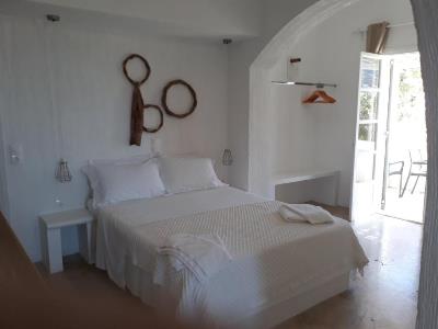 bedroom - hotel nora norita - andros, greece