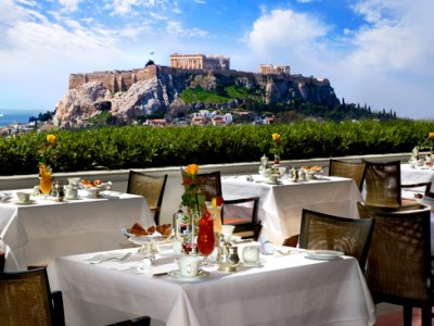 breakfast room - hotel grande bretagne - athens, greece